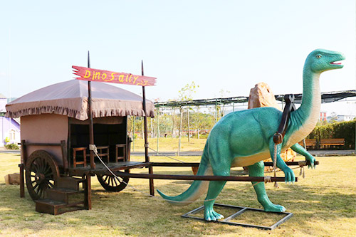 dinosaur car ride